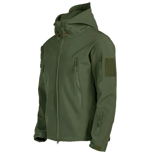 Men's tactical hooded jacket