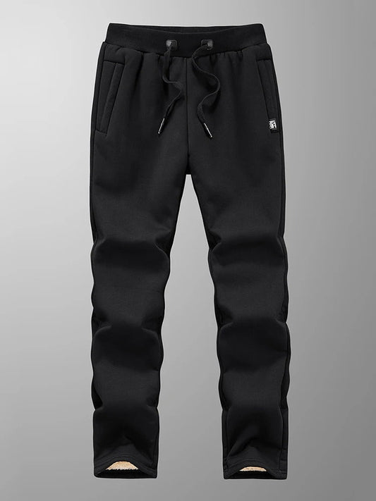 Lined jogging pants