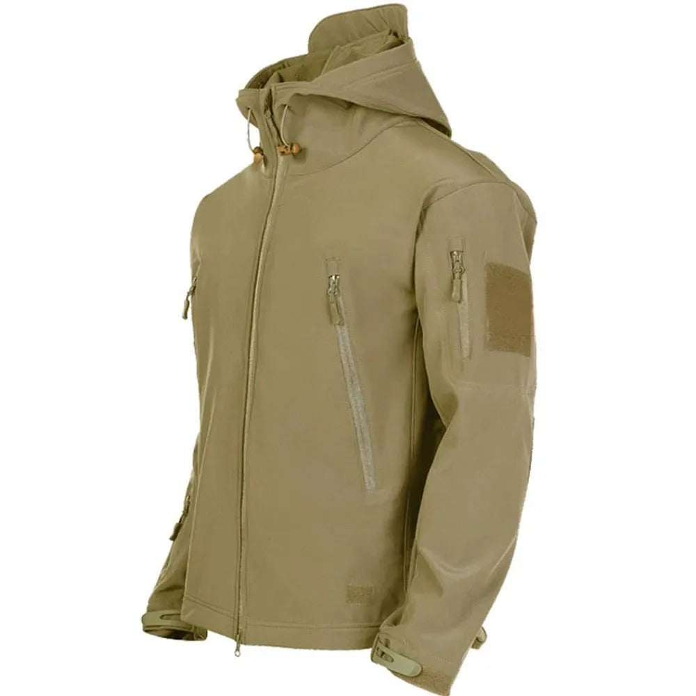 Men's tactical hooded jacket