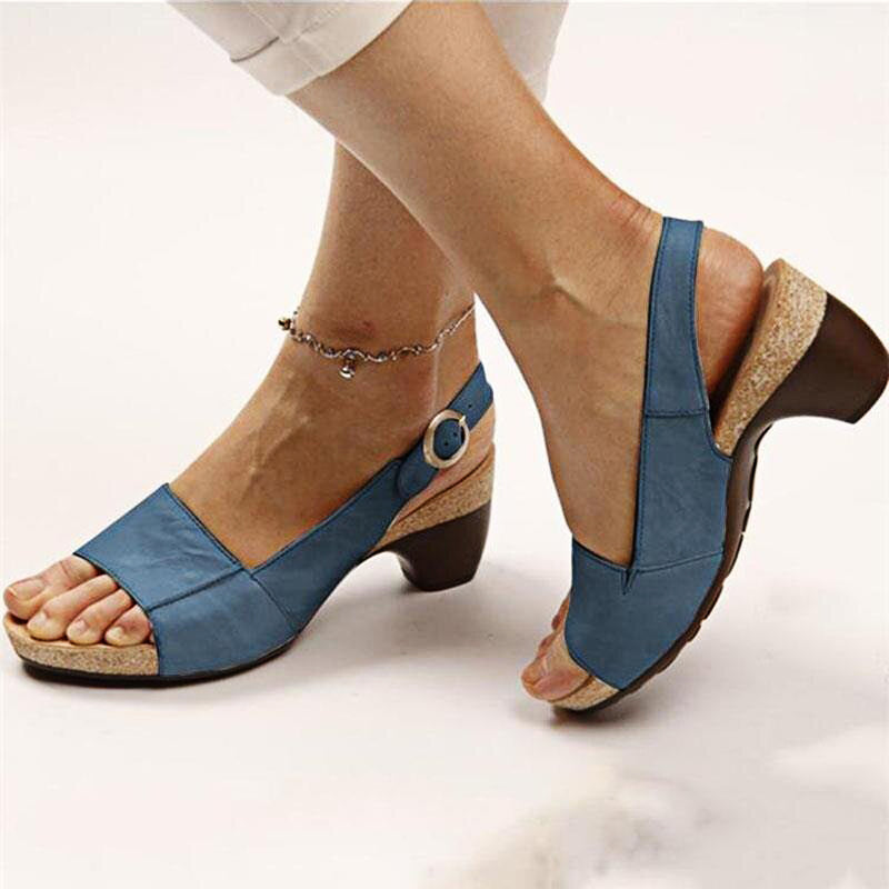 Orthopedic Wedge Sandal- Walk with confidence!