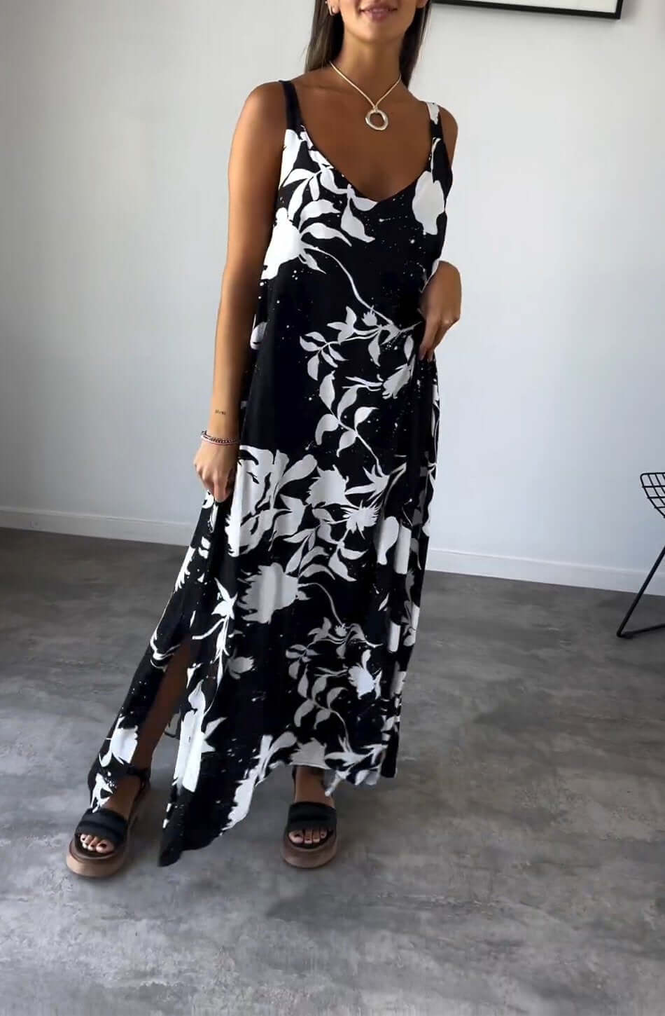 Elynn | Comfortable printed dress