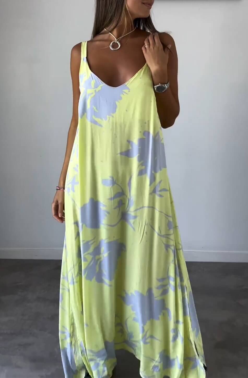 Elynn | Comfortable printed dress