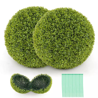 2 PIECES 50cm Artificial Plant Boxwood