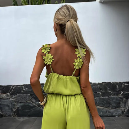 NOVERA | Sleeveless wide-leg jumpsuit